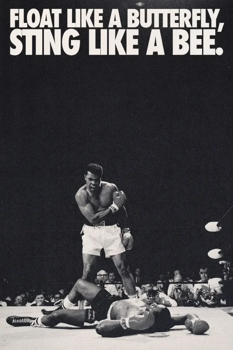Muhammad Ali ‘Float Like A Butterfly’ Poster