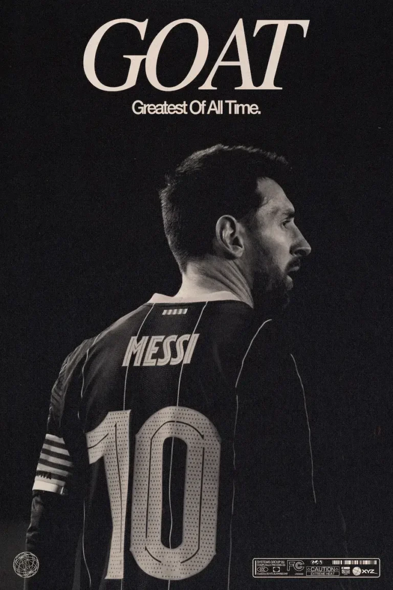 Messi ‘GOAT’ Poster
