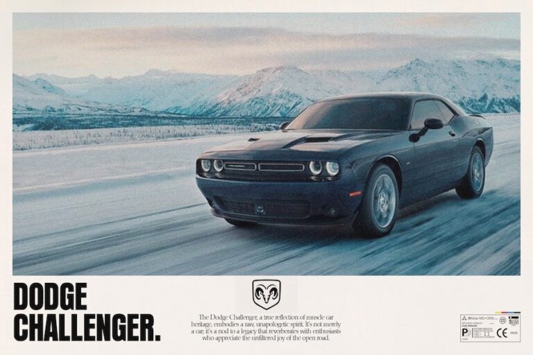 Dodge Challenger ‘Tundra’ Poster