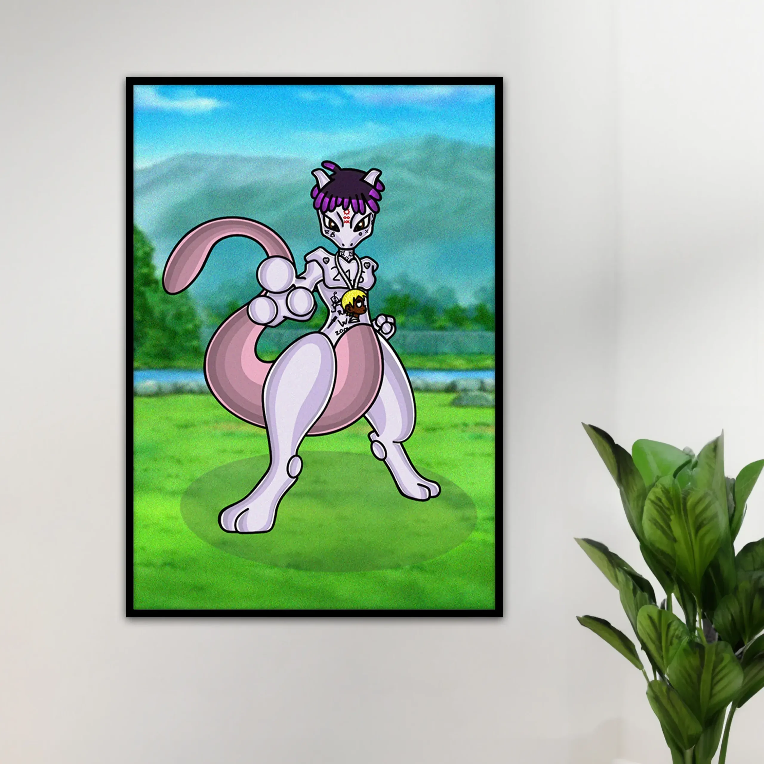 Lil Uzi Vert x Pokémon ‘Mewtwo Baby Pluto’ Poster