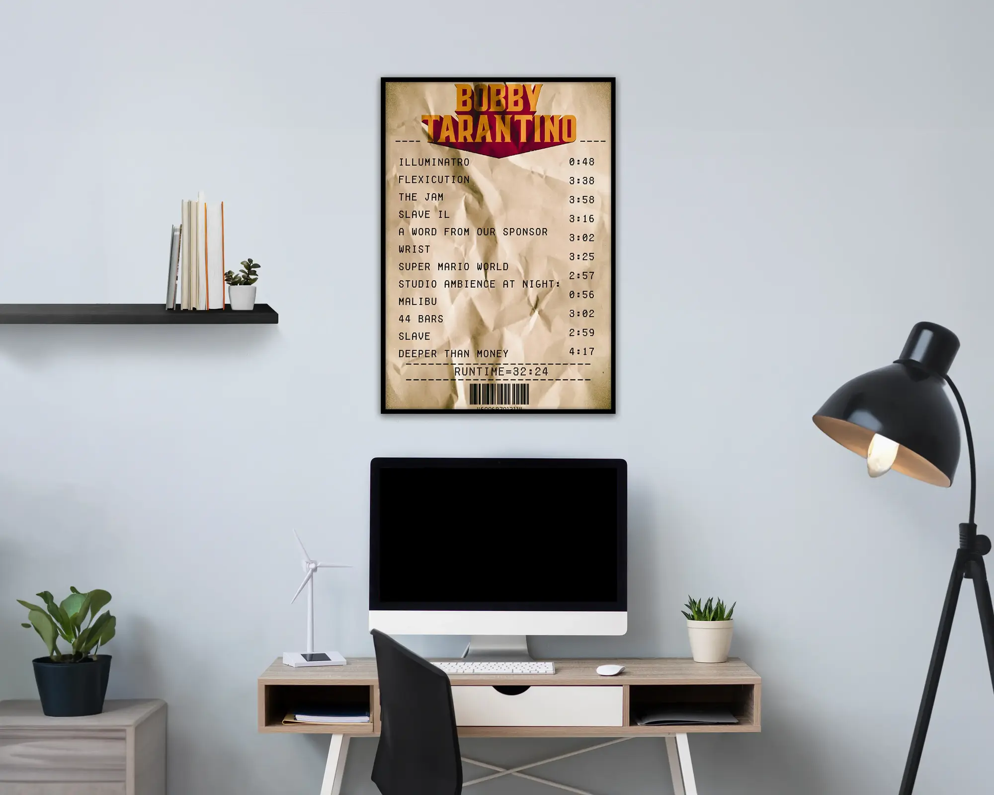 Logic ‘Bobby Tarantino’ Receipt Poster