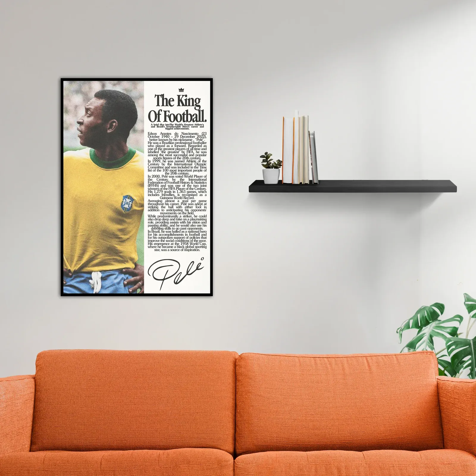 Pelé ‘King Of Football’ Poster
