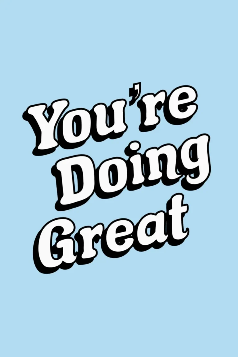 You’re Doing Great’ Poster