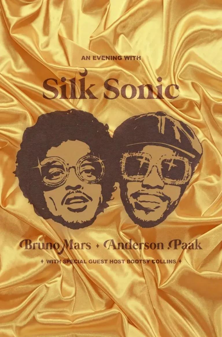 Bruno Mars x Anderson Paak ‘SilkSonic’ Poster