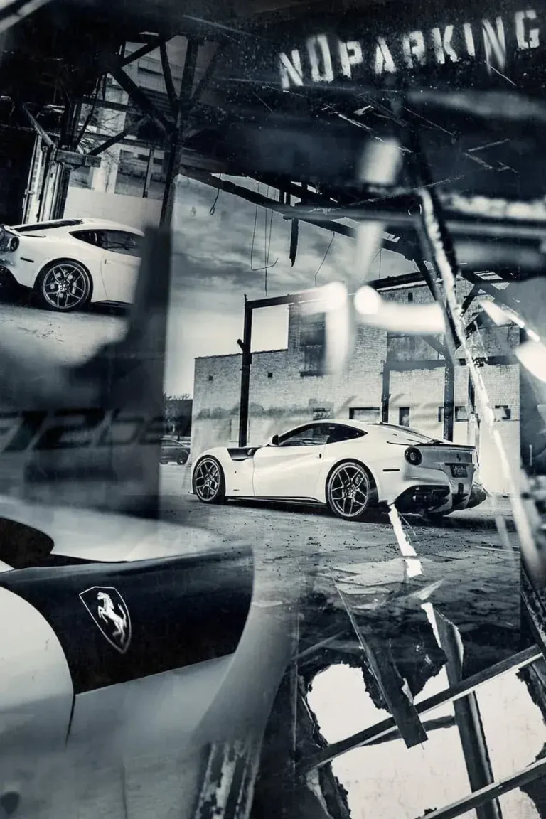 Ferrari ‘No Parking’ Collaged Poster