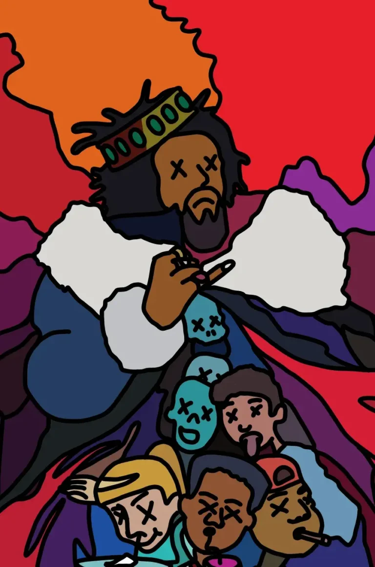 J Cole ‘KOD Coloring Book’ Poster