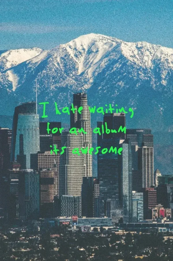 Kanye West ‘Ye Struggles’ Abstract Poster