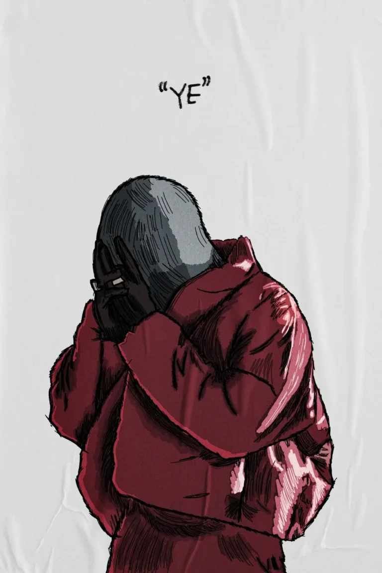 Kanye West ‘Ye’ Drawing Poster V2