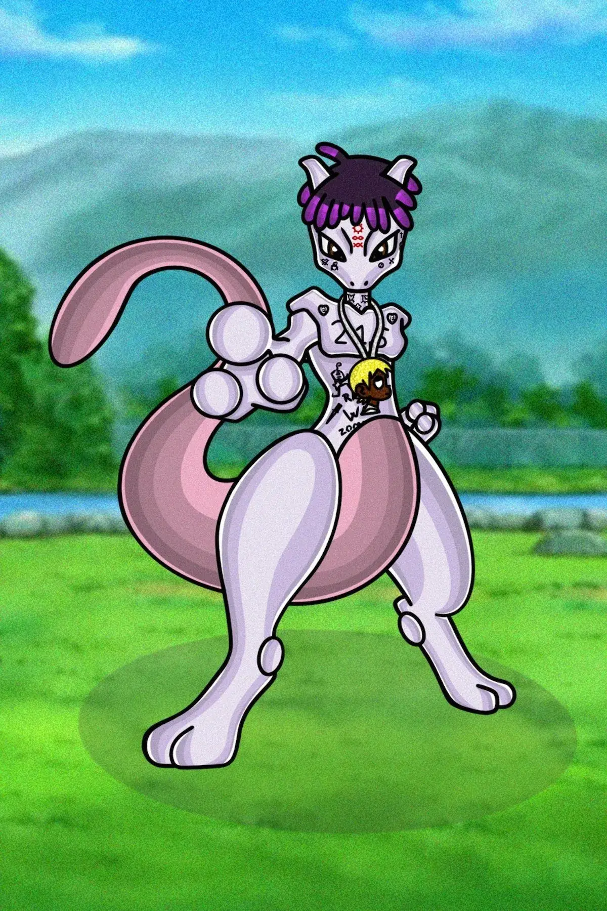 Lil Uzi Vert x Pokémon ‘Mewtwo Baby Pluto’ Poster