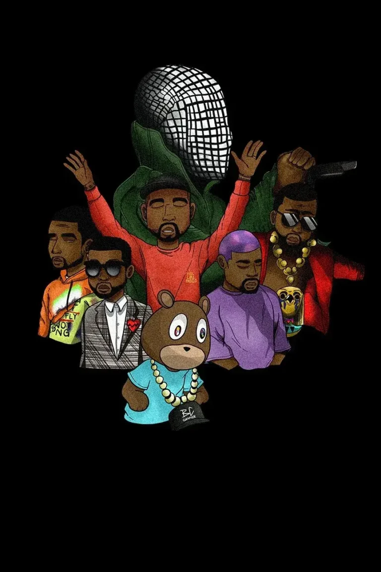 Kanye West ‘The Eras’ Cartoon Poster
