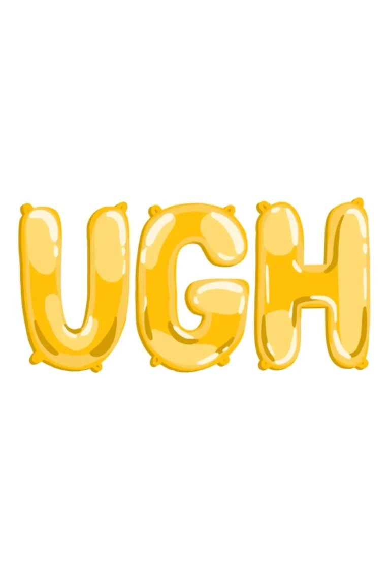 White ‘Ugh’ Poster