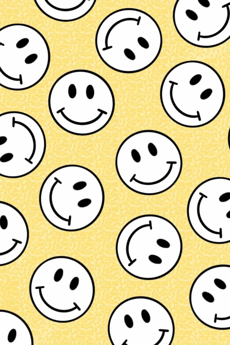 Yellow ‘Smilies’ Poster