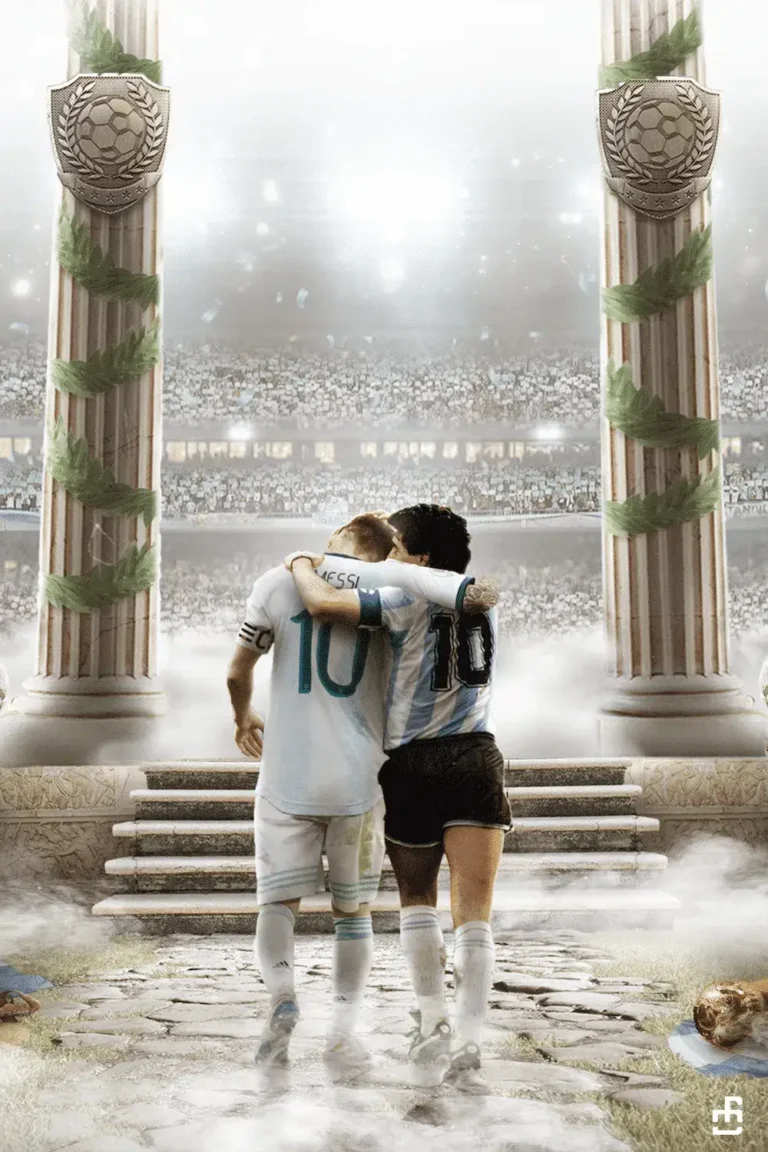 Messi x Maradona ‘Argentinian Royalty’ Poster