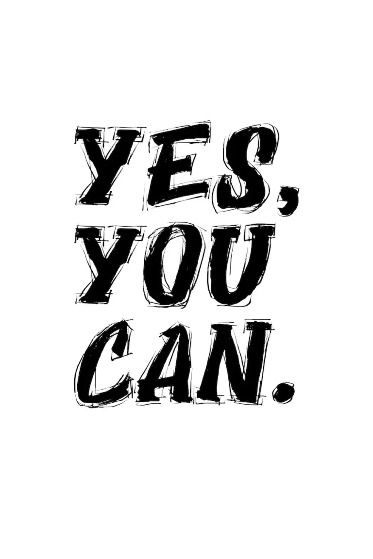 YES YOU CAN Poster