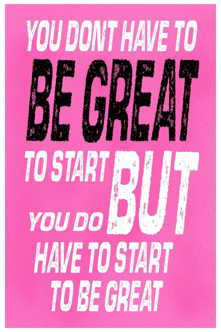 Start To Be Great’ Poster V3