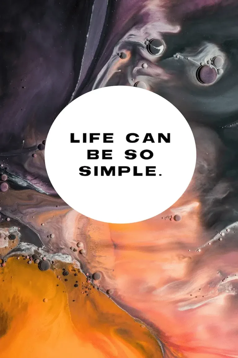 Life Can Be So Simple’ Poster