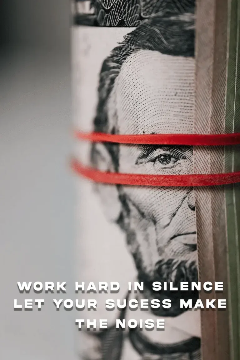 Work In Silence’ Poster