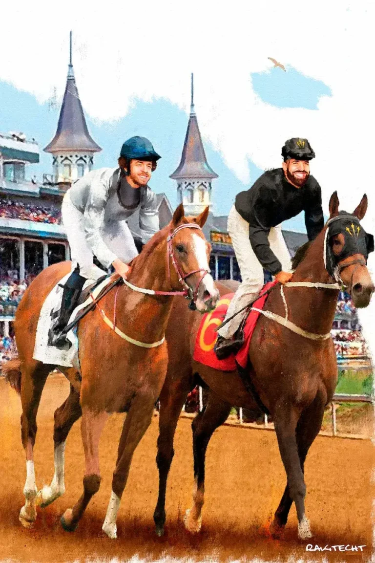 Jack Harlow x Drake ‘Churchill Downs’ Painting Poster