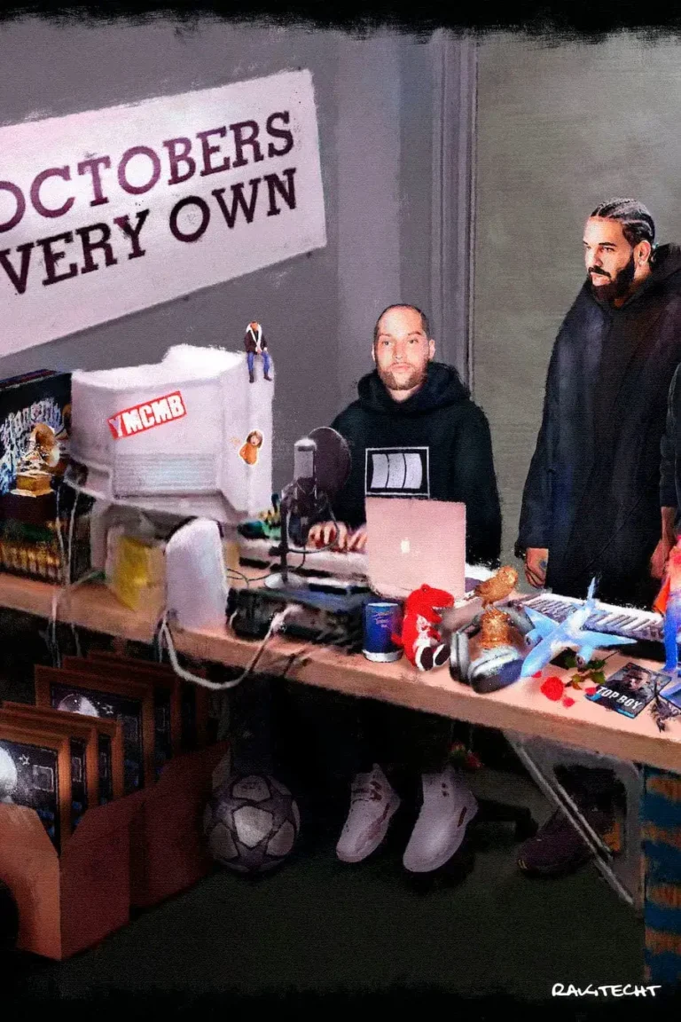 Drake ‘Octobers Very Own’ Painting Poster