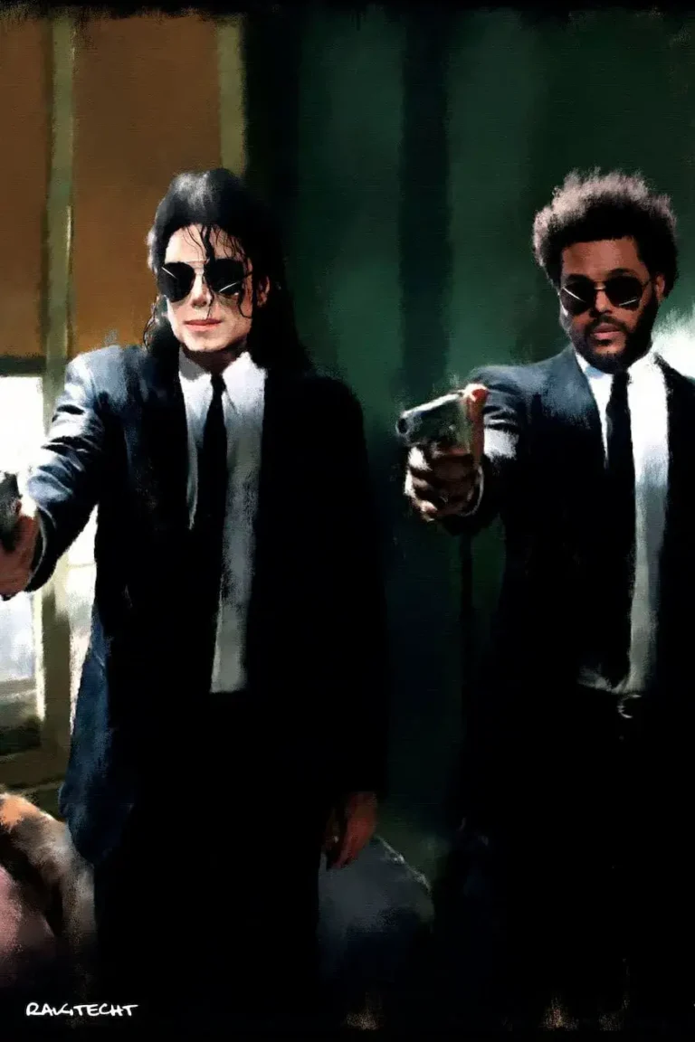 The Weekend x Michael Jackson ‘Pop Fiction’ Painting Poster