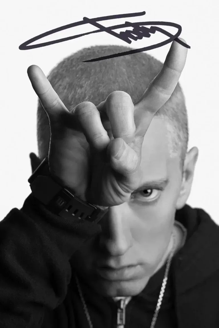 Eminem ‘Black & White Horns’ Poster