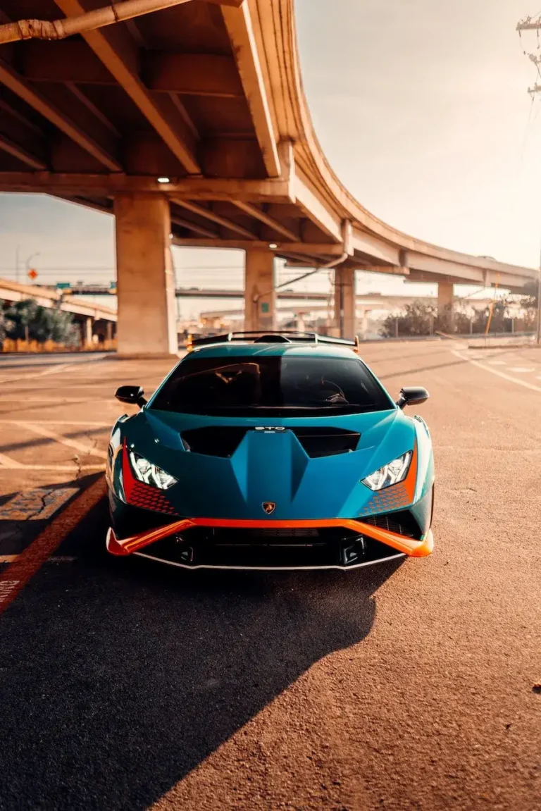 Lamborghini Huracan STO ‘Blue Shadow Bridge’ Poster