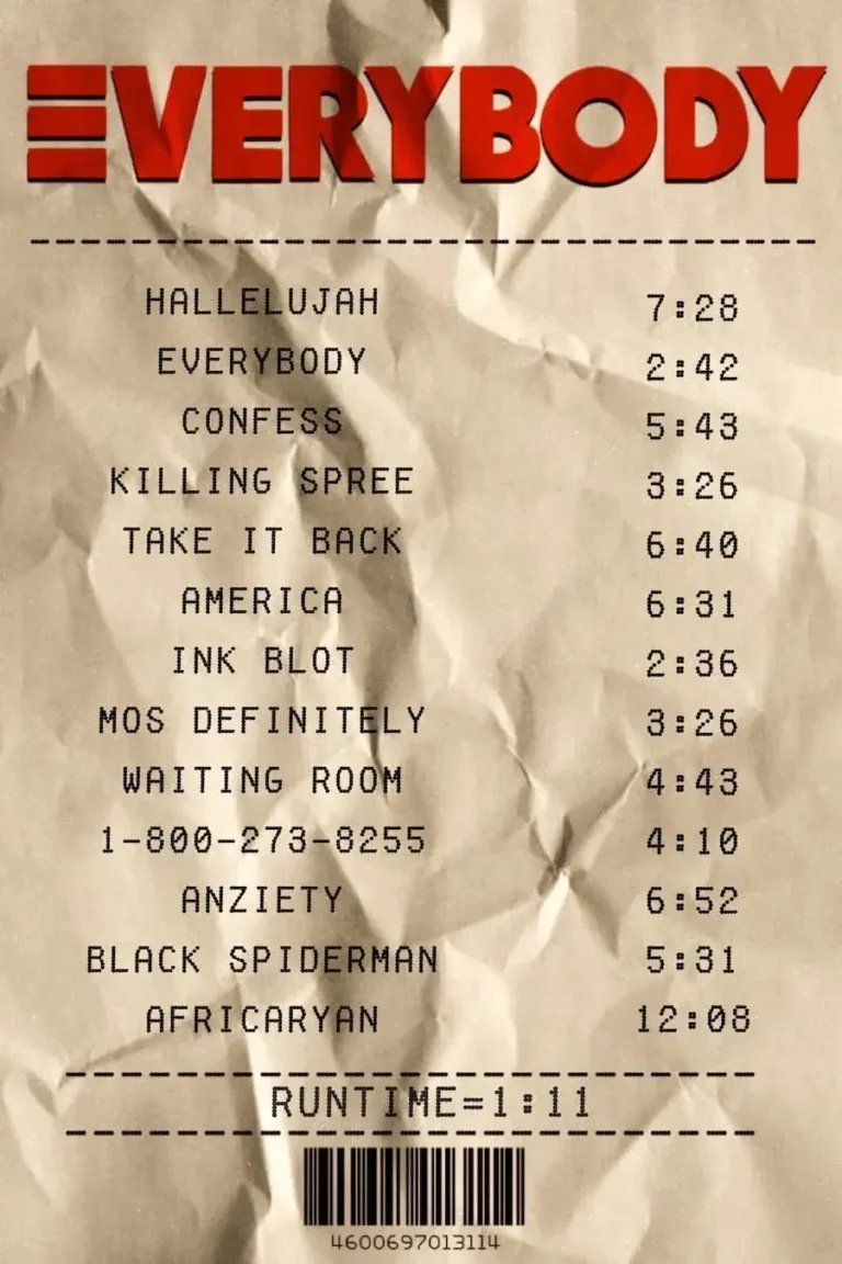 Logic ‘Everybody’ Receipt Poster