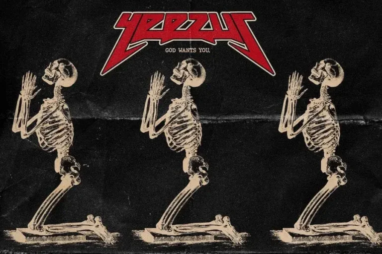 Kanye West ‘Yeezus Skeleton Black ‘ Poster