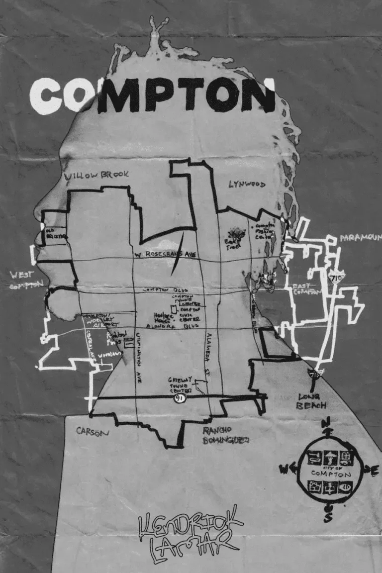 Kendrick Lamar ‘Map of Compton’ Poster