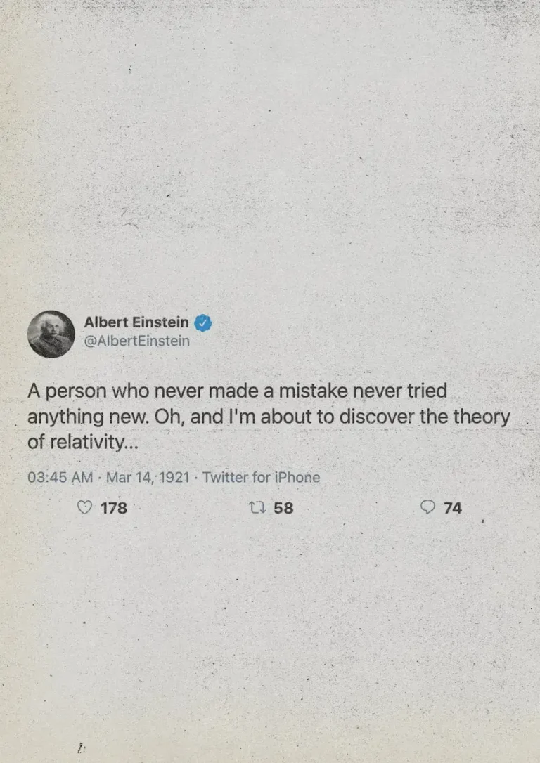 Albert Einstein Tweet Poster