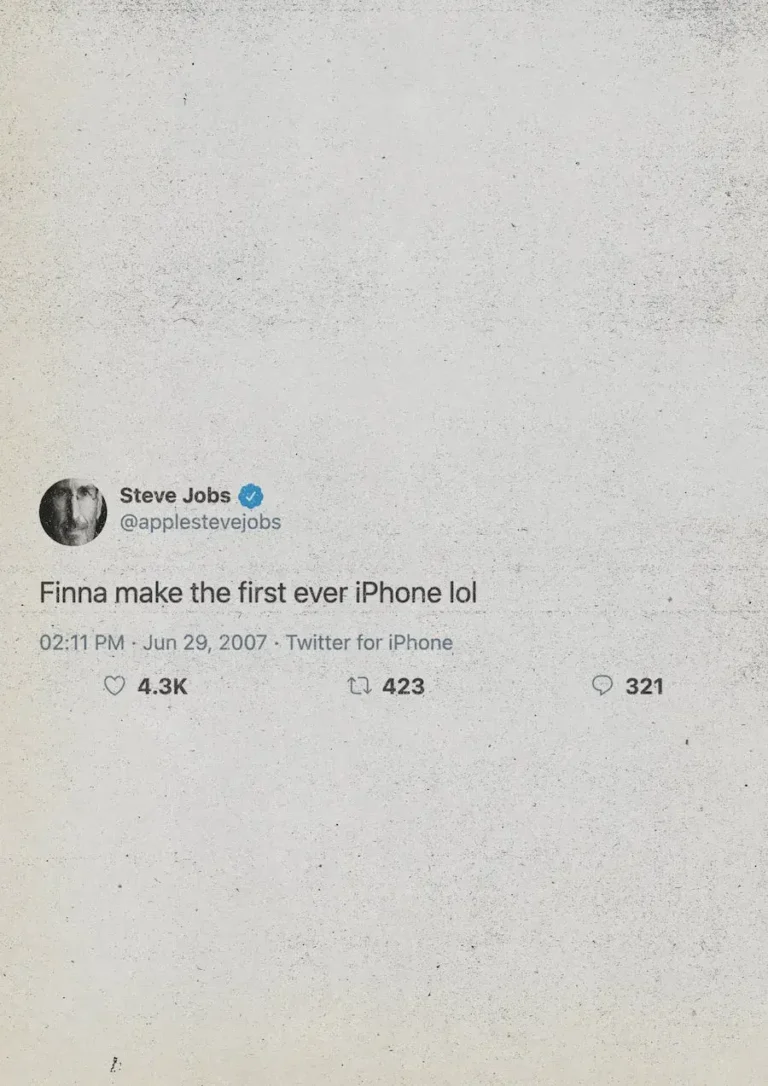 Steve Jobs Tweet Poster