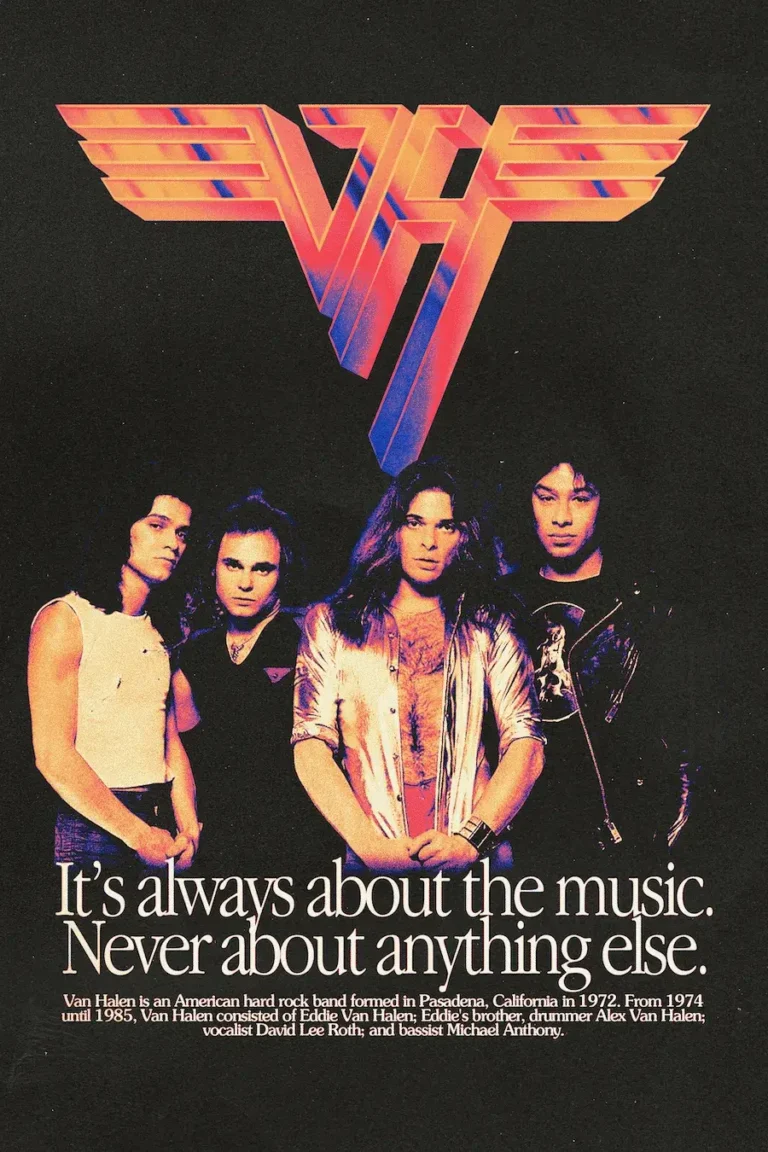 Van Halen ‘Always About The Music’ Poster