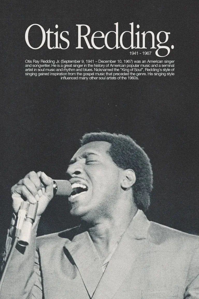 Otis Redding ‘King Of Soul’ Poster