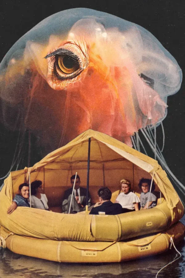 Jellyfish’ Collage Poster