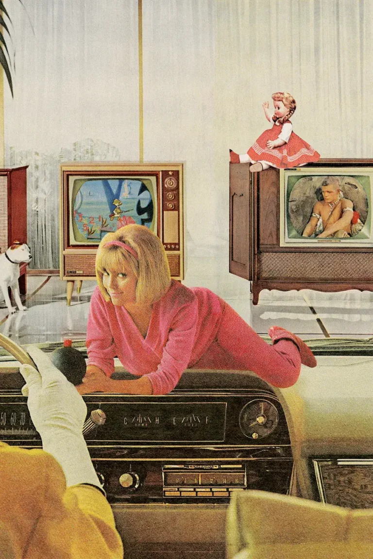 TV Garage’ Collage Poster