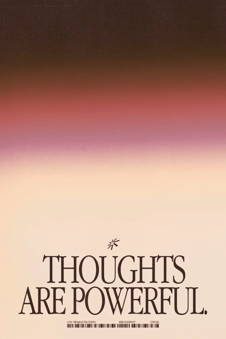 Thoughts Are Powerful’ Poster