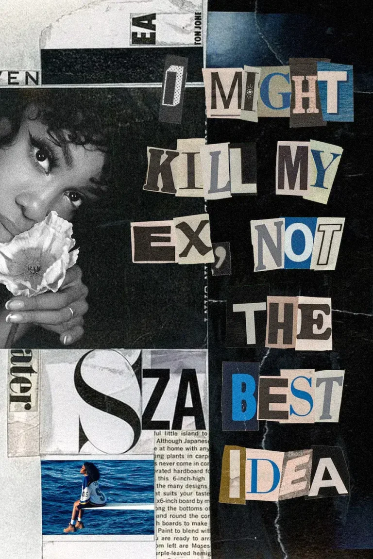 SZA ‘Kill Bill’ Scrapbook Poster