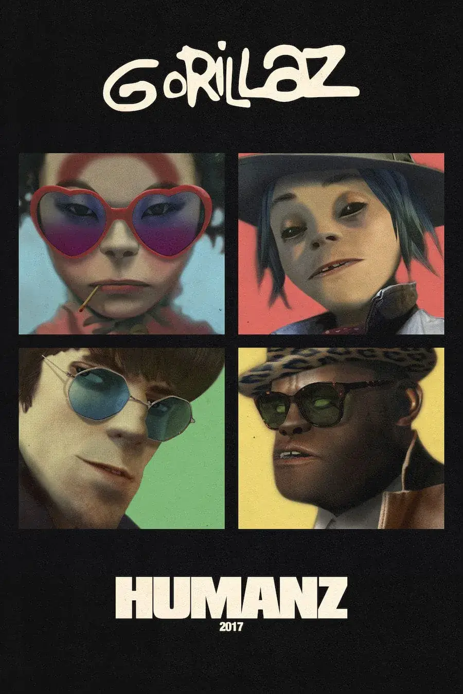 Gorillaz ‘Humanz’ Poster