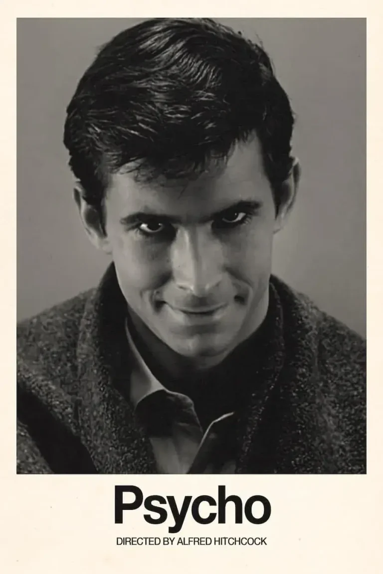 Psycho By Alfred Hitchcock Poster