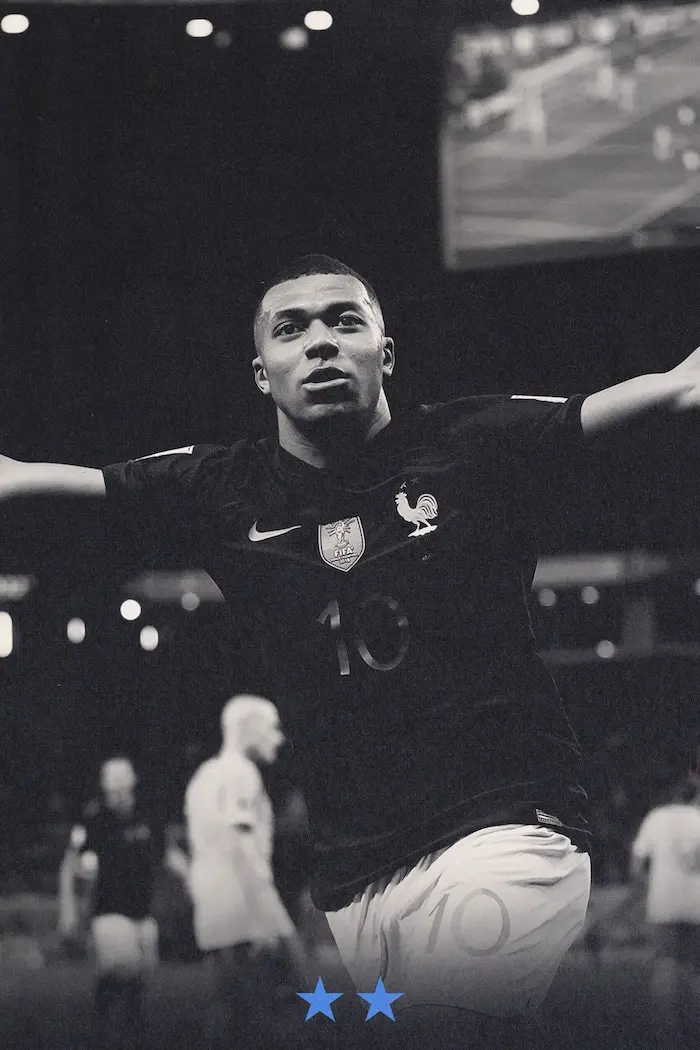 Mbappe France Poster